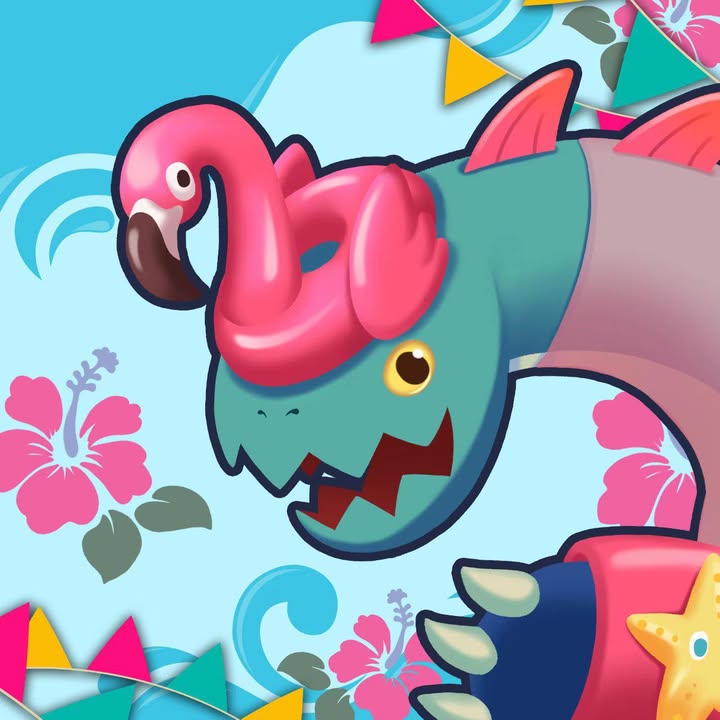 ภาพตัวละครจากเกมมัลติเพลเยอร์ FuzzyRampage